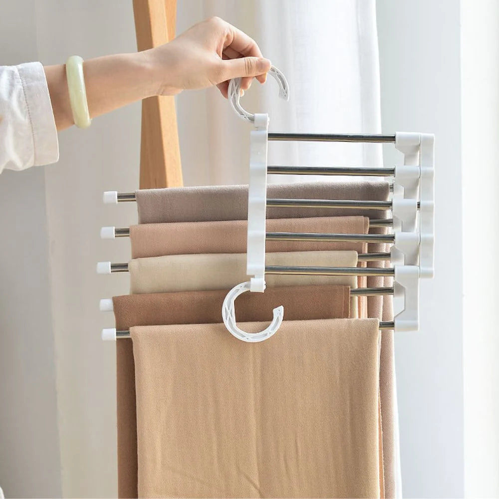 Velaris SpaceRack™ | Pack de 3 Organizadores de Pantalones