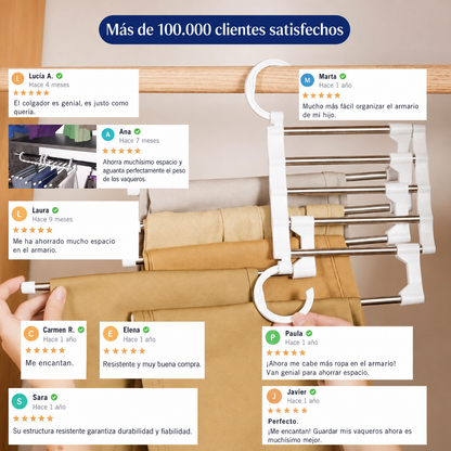 Velaris SpaceRack™ | Pack de 3 Organizadores de Pantalones